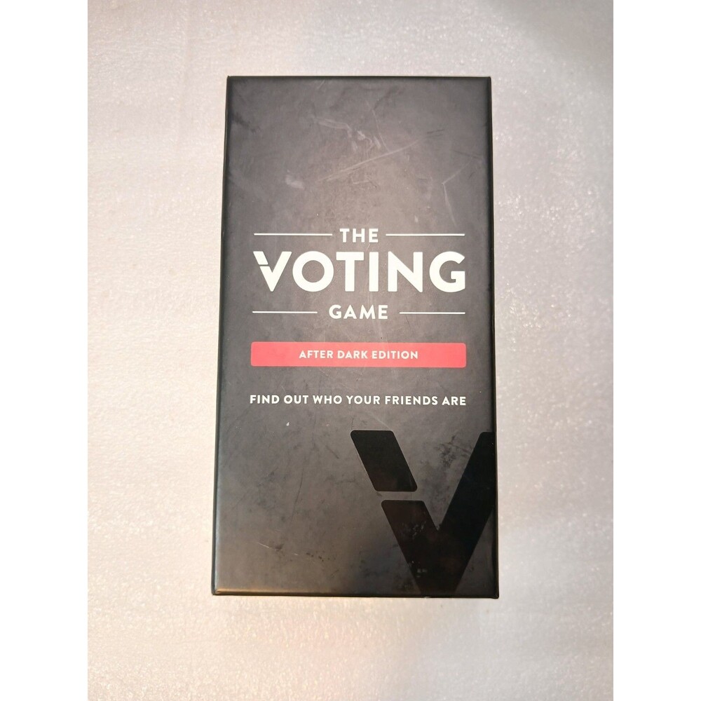 The Voting Game After Dark Adult Party Card Game New Sealed
